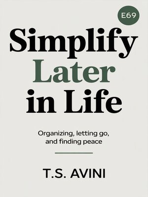 cover image of Simplify Later in Life